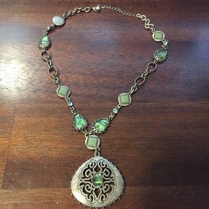 Beautiful Green stoned Necklace